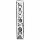 11.25x2.25mm Diamond-Accented Spacer