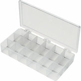 18 Compartment Plastic Storage Box
