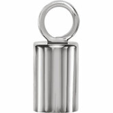 4.75x3.25mm End Cap with Jump Ring