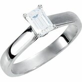 Cathedral Style Solitaire Engagement Ring