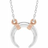 Crescent Necklace or Center