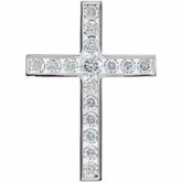 Diamantový Kríž Prívesok alebo Neosadený