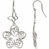 Kvetinový & Butterfly Design Earrings