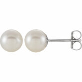 Freshwater Cultured Pearl Earrings alebo neosadený