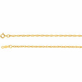 Lasered Titan Gold&trade; Rope Chain 1.5mm