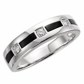Men's Onyx &  Diamond Ring