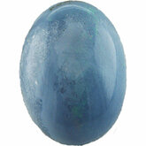 Oval Genuine Blue Opal (Black Box)