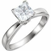 Princess Diamond Solitaire Tulipset&#174; Engagement Ring