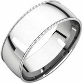 Rope Pattern Half-Round Comfort-Fit Band