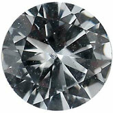 Round Imitation Diamond