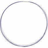Stainless Steel/Purple-Coated 7-Strand Chain .38mm