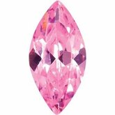Marquise Lab Created Pink Cubic Zirconia