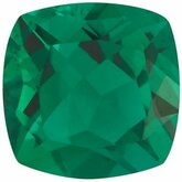 Antique Square Lab-Grown Emerald