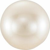 Near Round White Freshwater Cultured Pearls
