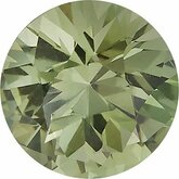 Round Genuine Green Sapphire