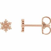 Petite Snowflake Earrings
