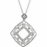 1/6CT spolu Diamond45cm (18inch)náhrdelník