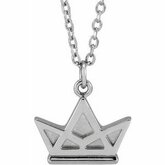 Tiny Crown Necklace