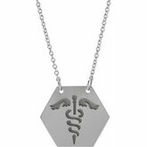 Engravable Medical Identification Necklace