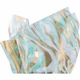 Marbleized Mint Tissue