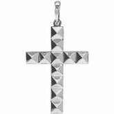 Pyramid Cross Necklace or Pendant