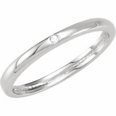 Stackable CZ Ring