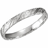 Hand-Engraved 3mm Comfort-Fit Band