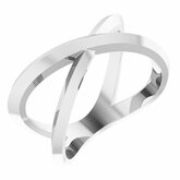 Negative Space Knife-Edge Ring